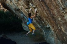 Bouldering in Hueco Tanks on 11/19/2018 with Blue Lizard Climbing and Yoga

Filename: SRM_20181119_1742131.jpg
Aperture: f/5.0
Shutter Speed: 1/250
Body: Canon EOS-1D Mark II
Lens: Canon EF 50mm f/1.8 II