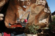 Bouldering in Hueco Tanks on 11/09/2018 with Blue Lizard Climbing and Yoga

Filename: SRM_20181109_1258040.jpg
Aperture: f/8.0
Shutter Speed: 1/250
Body: Canon EOS-1D Mark II
Lens: Canon EF 16-35mm f/2.8 L