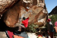 Bouldering in Hueco Tanks on 11/09/2018 with Blue Lizard Climbing and Yoga

Filename: SRM_20181109_1300190.jpg
Aperture: f/8.0
Shutter Speed: 1/250
Body: Canon EOS-1D Mark II
Lens: Canon EF 16-35mm f/2.8 L