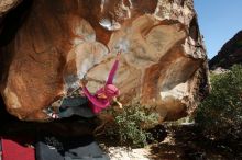 Bouldering in Hueco Tanks on 11/09/2018 with Blue Lizard Climbing and Yoga

Filename: SRM_20181109_1302410.jpg
Aperture: f/8.0
Shutter Speed: 1/250
Body: Canon EOS-1D Mark II
Lens: Canon EF 16-35mm f/2.8 L