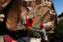 Bouldering in Hueco Tanks on 11/09/2018 with Blue Lizard Climbing and Yoga

Filename: SRM_20181109_1303290.jpg
Aperture: f/8.0
Shutter Speed: 1/320
Body: Canon EOS-1D Mark II
Lens: Canon EF 16-35mm f/2.8 L