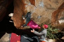 Bouldering in Hueco Tanks on 11/09/2018 with Blue Lizard Climbing and Yoga

Filename: SRM_20181109_1314560.jpg
Aperture: f/8.0
Shutter Speed: 1/250
Body: Canon EOS-1D Mark II
Lens: Canon EF 16-35mm f/2.8 L