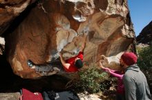 Bouldering in Hueco Tanks on 11/09/2018 with Blue Lizard Climbing and Yoga

Filename: SRM_20181109_1328260.jpg
Aperture: f/8.0
Shutter Speed: 1/250
Body: Canon EOS-1D Mark II
Lens: Canon EF 16-35mm f/2.8 L