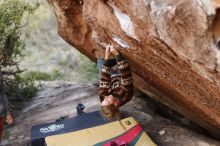 Bouldering in Hueco Tanks on 11/09/2018 with Blue Lizard Climbing and Yoga

Filename: SRM_20181109_1700370.jpg
Aperture: f/2.8
Shutter Speed: 1/640
Body: Canon EOS-1D Mark II
Lens: Canon EF 85mm f/1.2 L II