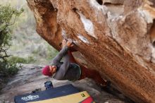 Bouldering in Hueco Tanks on 11/09/2018 with Blue Lizard Climbing and Yoga

Filename: SRM_20181109_1701120.jpg
Aperture: f/2.8
Shutter Speed: 1/640
Body: Canon EOS-1D Mark II
Lens: Canon EF 85mm f/1.2 L II