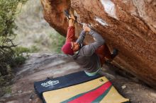 Bouldering in Hueco Tanks on 11/09/2018 with Blue Lizard Climbing and Yoga

Filename: SRM_20181109_1708510.jpg
Aperture: f/2.8
Shutter Speed: 1/500
Body: Canon EOS-1D Mark II
Lens: Canon EF 85mm f/1.2 L II