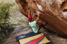 Bouldering in Hueco Tanks on 11/09/2018 with Blue Lizard Climbing and Yoga

Filename: SRM_20181109_1719200.jpg
Aperture: f/2.8
Shutter Speed: 1/640
Body: Canon EOS-1D Mark II
Lens: Canon EF 85mm f/1.2 L II