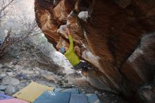 Bouldering in Hueco Tanks on 12/01/2018 with Blue Lizard Climbing and Yoga

Filename: SRM_20181201_1043540.jpg
Aperture: f/3.2
Shutter Speed: 1/200
Body: Canon EOS-1D Mark II
Lens: Canon EF 16-35mm f/2.8 L