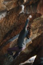 Bouldering in Hueco Tanks on 12/01/2018 with Blue Lizard Climbing and Yoga

Filename: SRM_20181201_1048240.jpg
Aperture: f/2.2
Shutter Speed: 1/200
Body: Canon EOS-1D Mark II
Lens: Canon EF 50mm f/1.8 II