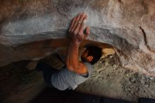 Bouldering in Hueco Tanks on 12/01/2018 with Blue Lizard Climbing and Yoga

Filename: SRM_20181201_1101290.jpg
Aperture: f/2.8
Shutter Speed: 1/125
Body: Canon EOS-1D Mark II
Lens: Canon EF 16-35mm f/2.8 L