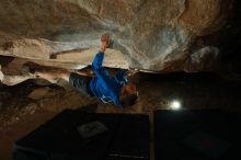 Bouldering in Hueco Tanks on 12/01/2018 with Blue Lizard Climbing and Yoga

Filename: SRM_20181201_1106490.jpg
Aperture: f/8.0
Shutter Speed: 1/250
Body: Canon EOS-1D Mark II
Lens: Canon EF 16-35mm f/2.8 L