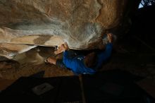 Bouldering in Hueco Tanks on 12/01/2018 with Blue Lizard Climbing and Yoga

Filename: SRM_20181201_1106560.jpg
Aperture: f/8.0
Shutter Speed: 1/250
Body: Canon EOS-1D Mark II
Lens: Canon EF 16-35mm f/2.8 L