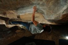 Bouldering in Hueco Tanks on 12/01/2018 with Blue Lizard Climbing and Yoga

Filename: SRM_20181201_1107480.jpg
Aperture: f/8.0
Shutter Speed: 1/250
Body: Canon EOS-1D Mark II
Lens: Canon EF 16-35mm f/2.8 L