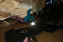 Bouldering in Hueco Tanks on 12/01/2018 with Blue Lizard Climbing and Yoga

Filename: SRM_20181201_1114210.jpg
Aperture: f/8.0
Shutter Speed: 1/250
Body: Canon EOS-1D Mark II
Lens: Canon EF 16-35mm f/2.8 L