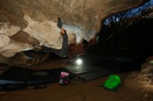 Bouldering in Hueco Tanks on 12/01/2018 with Blue Lizard Climbing and Yoga

Filename: SRM_20181201_1118060.jpg
Aperture: f/8.0
Shutter Speed: 1/250
Body: Canon EOS-1D Mark II
Lens: Canon EF 16-35mm f/2.8 L