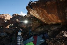 Bouldering in Hueco Tanks on 12/01/2018 with Blue Lizard Climbing and Yoga

Filename: SRM_20181201_1136250.jpg
Aperture: f/8.0
Shutter Speed: 1/160
Body: Canon EOS-1D Mark II
Lens: Canon EF 16-35mm f/2.8 L