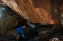 Bouldering in Hueco Tanks on 12/01/2018 with Blue Lizard Climbing and Yoga

Filename: SRM_20181201_1146350.jpg
Aperture: f/8.0
Shutter Speed: 1/250
Body: Canon EOS-1D Mark II
Lens: Canon EF 16-35mm f/2.8 L