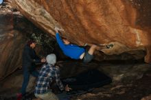 Bouldering in Hueco Tanks on 12/01/2018 with Blue Lizard Climbing and Yoga

Filename: SRM_20181201_1150300.jpg
Aperture: f/8.0
Shutter Speed: 1/250
Body: Canon EOS-1D Mark II
Lens: Canon EF 16-35mm f/2.8 L