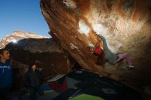 Bouldering in Hueco Tanks on 12/01/2018 with Blue Lizard Climbing and Yoga

Filename: SRM_20181201_1207090.jpg
Aperture: f/8.0
Shutter Speed: 1/250
Body: Canon EOS-1D Mark II
Lens: Canon EF 16-35mm f/2.8 L