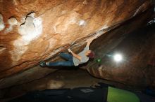 Bouldering in Hueco Tanks on 12/01/2018 with Blue Lizard Climbing and Yoga

Filename: SRM_20181201_1211380.jpg
Aperture: f/8.0
Shutter Speed: 1/250
Body: Canon EOS-1D Mark II
Lens: Canon EF 16-35mm f/2.8 L