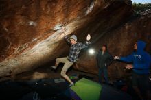 Bouldering in Hueco Tanks on 12/01/2018 with Blue Lizard Climbing and Yoga

Filename: SRM_20181201_1223510.jpg
Aperture: f/8.0
Shutter Speed: 1/320
Body: Canon EOS-1D Mark II
Lens: Canon EF 16-35mm f/2.8 L
