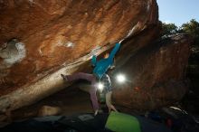 Bouldering in Hueco Tanks on 12/01/2018 with Blue Lizard Climbing and Yoga

Filename: SRM_20181201_1230130.jpg
Aperture: f/8.0
Shutter Speed: 1/320
Body: Canon EOS-1D Mark II
Lens: Canon EF 16-35mm f/2.8 L