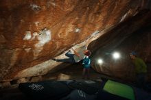 Bouldering in Hueco Tanks on 12/01/2018 with Blue Lizard Climbing and Yoga

Filename: SRM_20181201_1234130.jpg
Aperture: f/8.0
Shutter Speed: 1/320
Body: Canon EOS-1D Mark II
Lens: Canon EF 16-35mm f/2.8 L
