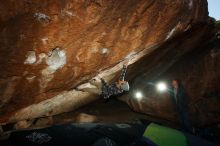 Bouldering in Hueco Tanks on 12/01/2018 with Blue Lizard Climbing and Yoga

Filename: SRM_20181201_1235500.jpg
Aperture: f/8.0
Shutter Speed: 1/320
Body: Canon EOS-1D Mark II
Lens: Canon EF 16-35mm f/2.8 L