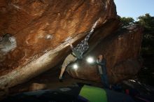 Bouldering in Hueco Tanks on 12/01/2018 with Blue Lizard Climbing and Yoga

Filename: SRM_20181201_1236020.jpg
Aperture: f/8.0
Shutter Speed: 1/320
Body: Canon EOS-1D Mark II
Lens: Canon EF 16-35mm f/2.8 L