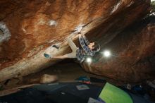 Bouldering in Hueco Tanks on 12/01/2018 with Blue Lizard Climbing and Yoga

Filename: SRM_20181201_1303450.jpg
Aperture: f/8.0
Shutter Speed: 1/160
Body: Canon EOS-1D Mark II
Lens: Canon EF 16-35mm f/2.8 L