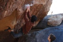 Bouldering in Hueco Tanks on 12/01/2018 with Blue Lizard Climbing and Yoga

Filename: SRM_20181201_1340020.jpg
Aperture: f/4.0
Shutter Speed: 1/500
Body: Canon EOS-1D Mark II
Lens: Canon EF 50mm f/1.8 II