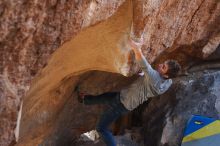 Bouldering in Hueco Tanks on 12/01/2018 with Blue Lizard Climbing and Yoga

Filename: SRM_20181201_1341430.jpg
Aperture: f/4.0
Shutter Speed: 1/320
Body: Canon EOS-1D Mark II
Lens: Canon EF 50mm f/1.8 II