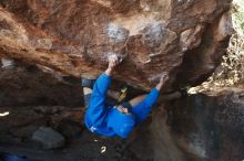 Bouldering in Hueco Tanks on 12/01/2018 with Blue Lizard Climbing and Yoga

Filename: SRM_20181201_1352220.jpg
Aperture: f/4.0
Shutter Speed: 1/400
Body: Canon EOS-1D Mark II
Lens: Canon EF 50mm f/1.8 II