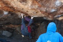 Bouldering in Hueco Tanks on 12/01/2018 with Blue Lizard Climbing and Yoga

Filename: SRM_20181201_1354350.jpg
Aperture: f/4.0
Shutter Speed: 1/320
Body: Canon EOS-1D Mark II
Lens: Canon EF 50mm f/1.8 II