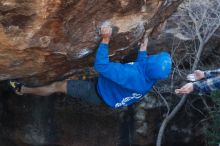 Bouldering in Hueco Tanks on 12/01/2018 with Blue Lizard Climbing and Yoga

Filename: SRM_20181201_1404250.jpg
Aperture: f/4.0
Shutter Speed: 1/500
Body: Canon EOS-1D Mark II
Lens: Canon EF 50mm f/1.8 II