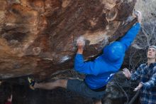 Bouldering in Hueco Tanks on 12/01/2018 with Blue Lizard Climbing and Yoga

Filename: SRM_20181201_1408370.jpg
Aperture: f/4.0
Shutter Speed: 1/800
Body: Canon EOS-1D Mark II
Lens: Canon EF 50mm f/1.8 II