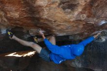 Bouldering in Hueco Tanks on 12/01/2018 with Blue Lizard Climbing and Yoga

Filename: SRM_20181201_1424481.jpg
Aperture: f/4.0
Shutter Speed: 1/320
Body: Canon EOS-1D Mark II
Lens: Canon EF 50mm f/1.8 II