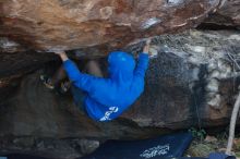 Bouldering in Hueco Tanks on 12/01/2018 with Blue Lizard Climbing and Yoga

Filename: SRM_20181201_1424590.jpg
Aperture: f/4.0
Shutter Speed: 1/320
Body: Canon EOS-1D Mark II
Lens: Canon EF 50mm f/1.8 II