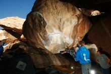 Bouldering in Hueco Tanks on 12/01/2018 with Blue Lizard Climbing and Yoga

Filename: SRM_20181201_1526420.jpg
Aperture: f/8.0
Shutter Speed: 1/250
Body: Canon EOS-1D Mark II
Lens: Canon EF 16-35mm f/2.8 L