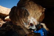 Bouldering in Hueco Tanks on 12/01/2018 with Blue Lizard Climbing and Yoga

Filename: SRM_20181201_1527540.jpg
Aperture: f/8.0
Shutter Speed: 1/250
Body: Canon EOS-1D Mark II
Lens: Canon EF 16-35mm f/2.8 L