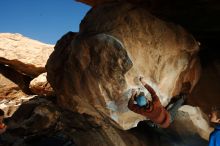 Bouldering in Hueco Tanks on 12/01/2018 with Blue Lizard Climbing and Yoga

Filename: SRM_20181201_1529060.jpg
Aperture: f/8.0
Shutter Speed: 1/250
Body: Canon EOS-1D Mark II
Lens: Canon EF 16-35mm f/2.8 L