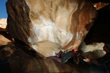 Bouldering in Hueco Tanks on 12/01/2018 with Blue Lizard Climbing and Yoga

Filename: SRM_20181201_1529570.jpg
Aperture: f/8.0
Shutter Speed: 1/250
Body: Canon EOS-1D Mark II
Lens: Canon EF 16-35mm f/2.8 L