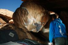 Bouldering in Hueco Tanks on 12/01/2018 with Blue Lizard Climbing and Yoga

Filename: SRM_20181201_1536570.jpg
Aperture: f/8.0
Shutter Speed: 1/250
Body: Canon EOS-1D Mark II
Lens: Canon EF 16-35mm f/2.8 L