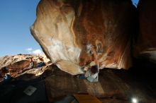Bouldering in Hueco Tanks on 12/01/2018 with Blue Lizard Climbing and Yoga

Filename: SRM_20181201_1552450.jpg
Aperture: f/8.0
Shutter Speed: 1/250
Body: Canon EOS-1D Mark II
Lens: Canon EF 16-35mm f/2.8 L