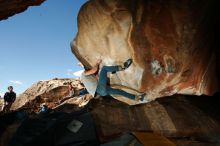 Bouldering in Hueco Tanks on 12/01/2018 with Blue Lizard Climbing and Yoga

Filename: SRM_20181201_1553180.jpg
Aperture: f/8.0
Shutter Speed: 1/250
Body: Canon EOS-1D Mark II
Lens: Canon EF 16-35mm f/2.8 L