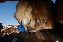 Bouldering in Hueco Tanks on 12/01/2018 with Blue Lizard Climbing and Yoga

Filename: SRM_20181201_1556390.jpg
Aperture: f/8.0
Shutter Speed: 1/250
Body: Canon EOS-1D Mark II
Lens: Canon EF 16-35mm f/2.8 L