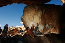 Bouldering in Hueco Tanks on 12/01/2018 with Blue Lizard Climbing and Yoga

Filename: SRM_20181201_1557570.jpg
Aperture: f/8.0
Shutter Speed: 1/250
Body: Canon EOS-1D Mark II
Lens: Canon EF 16-35mm f/2.8 L