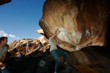 Bouldering in Hueco Tanks on 12/01/2018 with Blue Lizard Climbing and Yoga

Filename: SRM_20181201_1601030.jpg
Aperture: f/8.0
Shutter Speed: 1/250
Body: Canon EOS-1D Mark II
Lens: Canon EF 16-35mm f/2.8 L