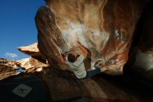 Bouldering in Hueco Tanks on 12/01/2018 with Blue Lizard Climbing and Yoga

Filename: SRM_20181201_1611050.jpg
Aperture: f/8.0
Shutter Speed: 1/250
Body: Canon EOS-1D Mark II
Lens: Canon EF 16-35mm f/2.8 L