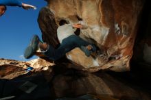 Bouldering in Hueco Tanks on 12/01/2018 with Blue Lizard Climbing and Yoga

Filename: SRM_20181201_1611130.jpg
Aperture: f/8.0
Shutter Speed: 1/250
Body: Canon EOS-1D Mark II
Lens: Canon EF 16-35mm f/2.8 L